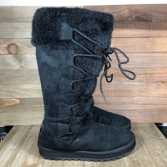 skechers fur lined boots